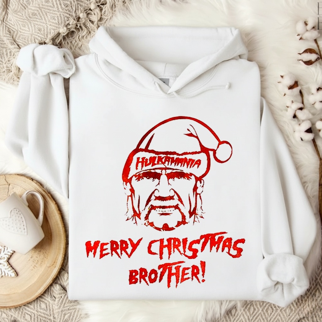 Hulk Hogan Hulkamania Merry Christmas Brother_Hoodie