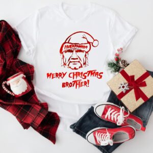 Hulk Hogan Hulkamania Merry Christmas Brother_T-Shirt