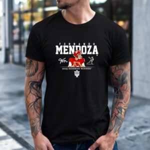 Indiana Football Fernando Mendoza 2025 Heisman Winner_T-Shirt
