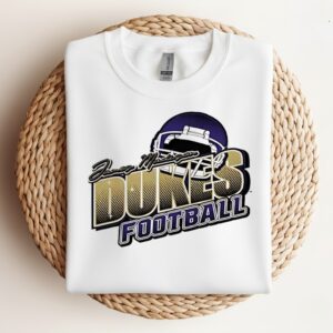 James Madison University Dukes football logo helmet_Crewneck Sweatshirt