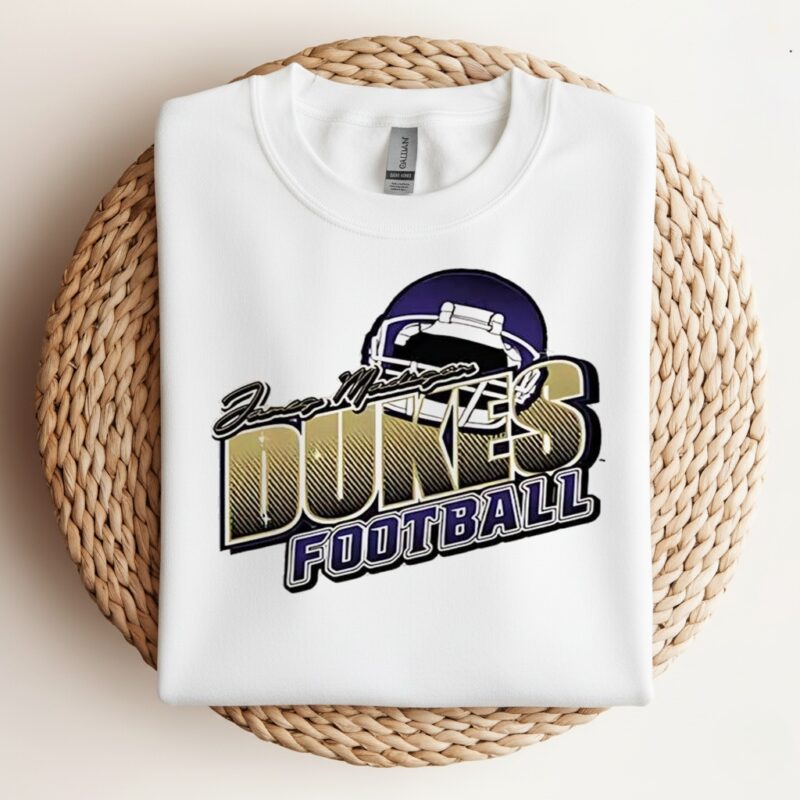 James Madison University Dukes football logo helmet_Crewneck Sweatshirt