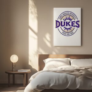 James Madison university Dukes proud and true logo_Canvas