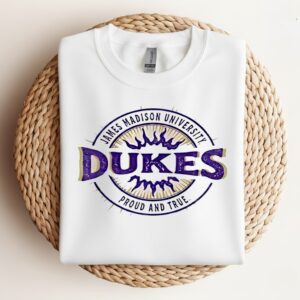 James Madison university Dukes proud and true logo_Crewneck Sweatshirt