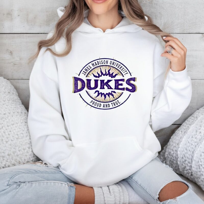 James Madison university Dukes proud and true logo_Hoodie