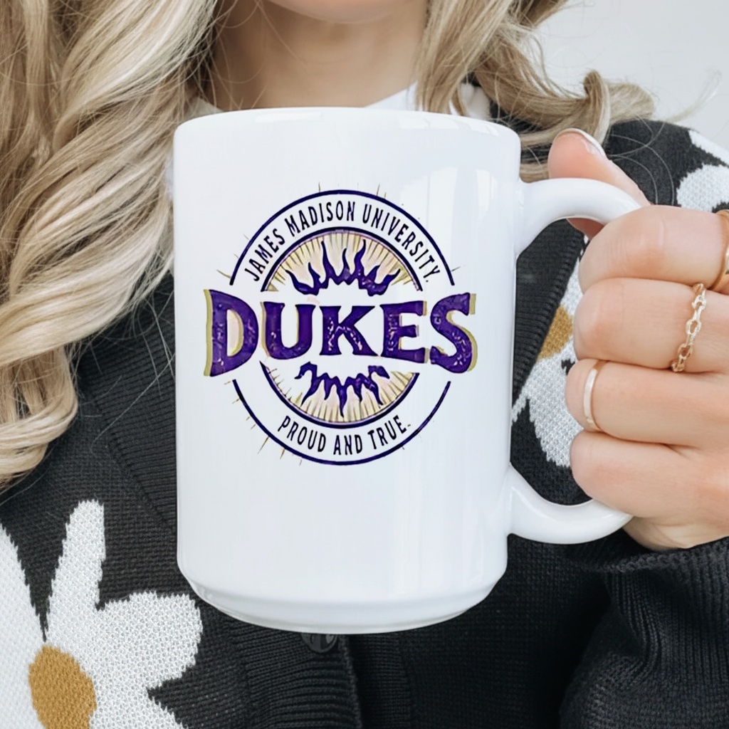 James Madison university Dukes proud and true logo_Mug James Madison university Dukes proud and true logo_Mug