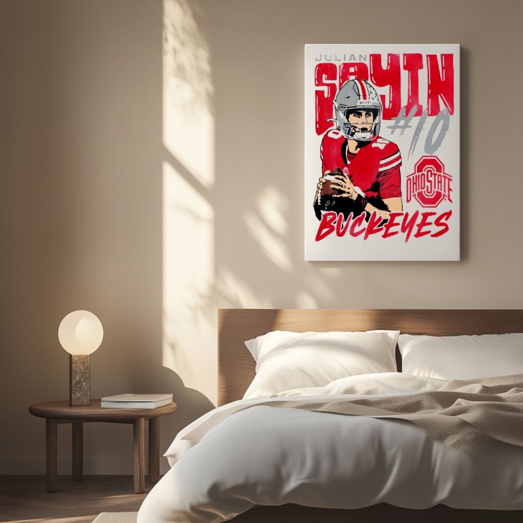 Julian Sayin Ohio State Pop Art_Canvas Julian Sayin Ohio State Pop Art_Canvas