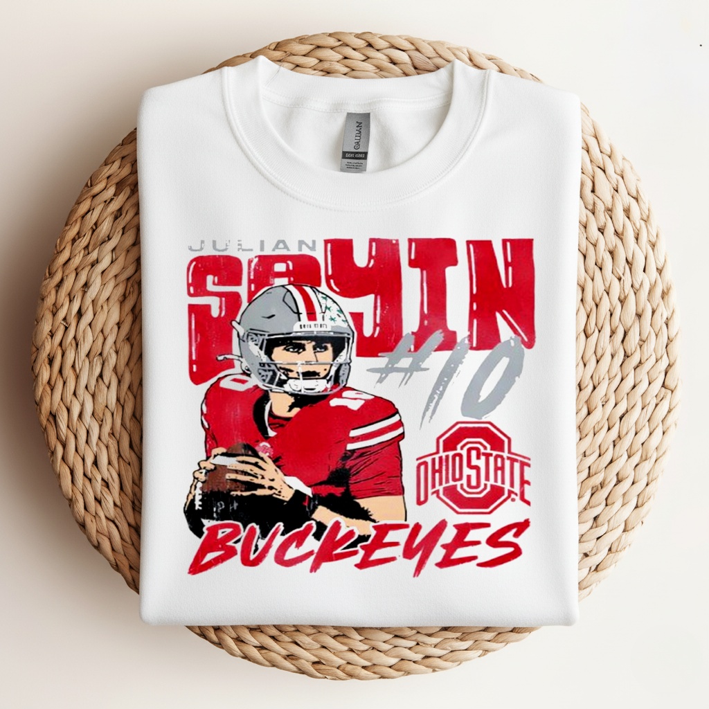 Julian Sayin Ohio State Pop Art_Crewneck Sweatshirt Julian Sayin Ohio State Pop Art_Crewneck Sweatshirt