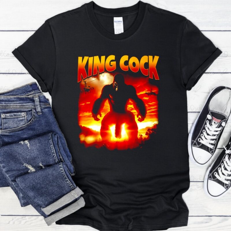 King Cock Godzilla Monsters_T-Shirt