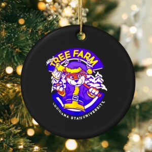 Lsu tigers tree farm Christmas mascot_Ornaments