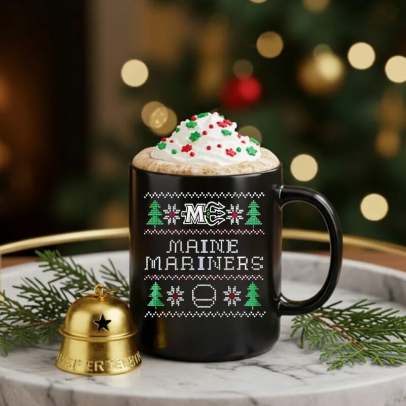 Maine Mariners Merry Christmas 2025_Ceramic Mug