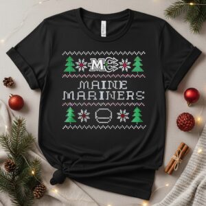 Maine Mariners Merry Christmas 2025_T-Shirt