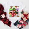 Mavel Very Merry Christmas Spidey And His Amazing Friends The Avengers_T-Shirt