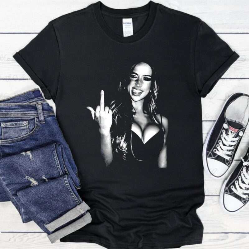 Mcrae middle finger meme music lover_T-Shirt
