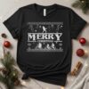 Merry Christmas Stranger Things Inspired quote_T-Shirt