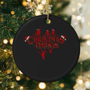 Merry Christmas Things Christmas 80s Horror Show_Ornaments