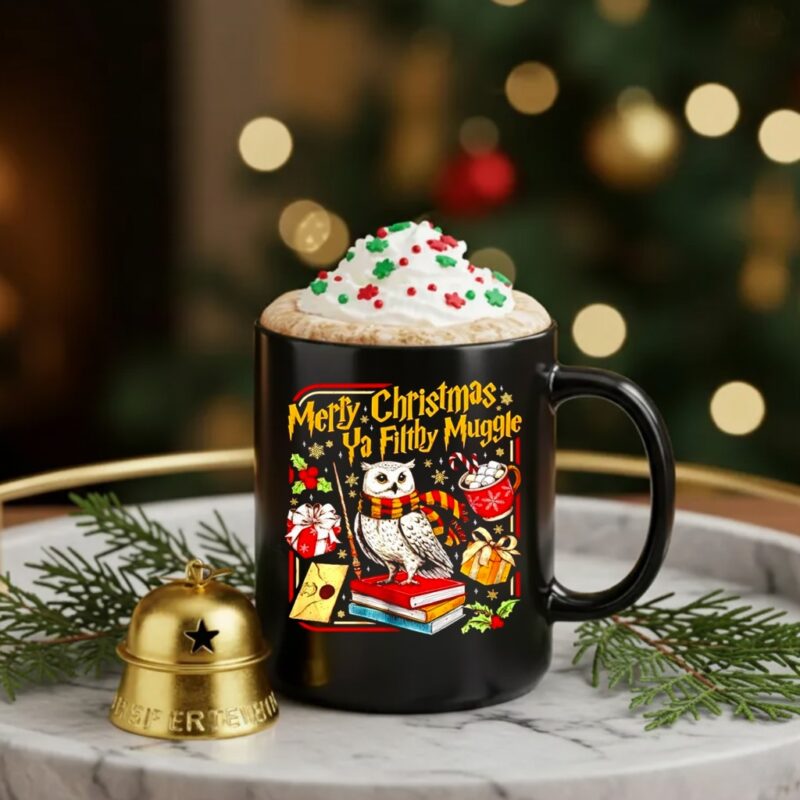 Merry Christmas Ya Filthy Muggle Hedwig_Ceramic Mug