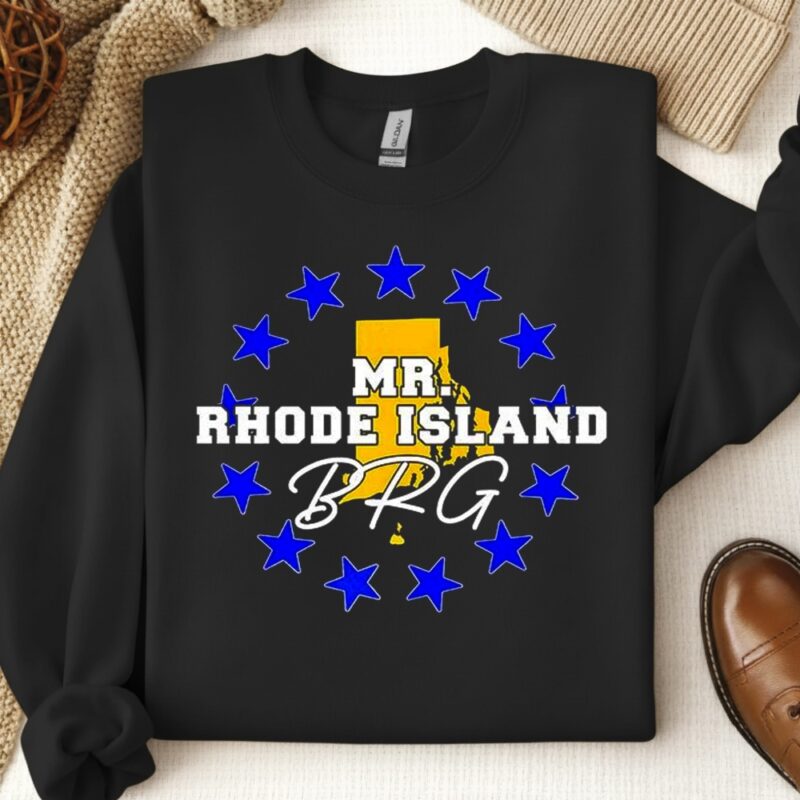 Mr. Rhode Island BRG logo_Crewneck Sweatshirt