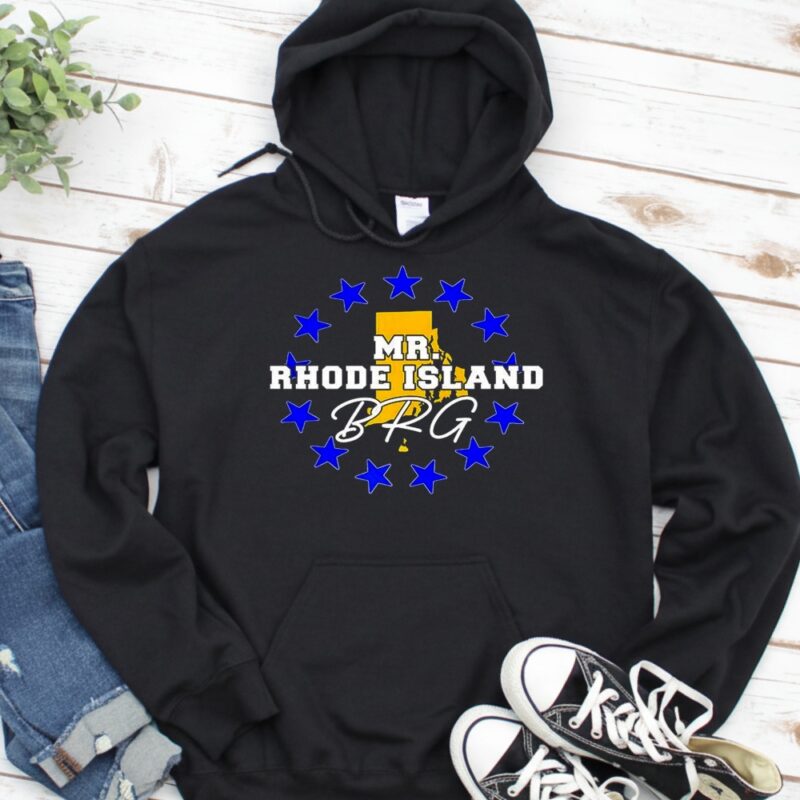 Mr. Rhode Island BRG logo_Hoodie