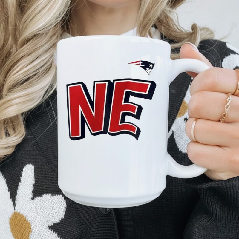 NE New England Patriots logo_Mug