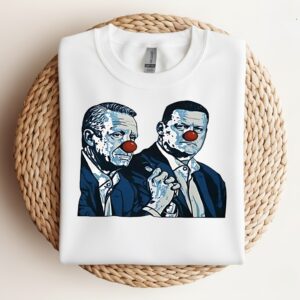 Nascar clowns caricature_Crewneck Sweatshirt