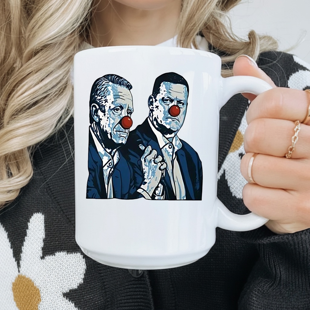 Nascar clowns caricature_Mug Nascar clowns caricature_Mug