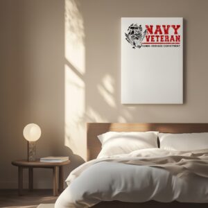 Navy Veteran honor courage commitment eagle wings spread_Canvas