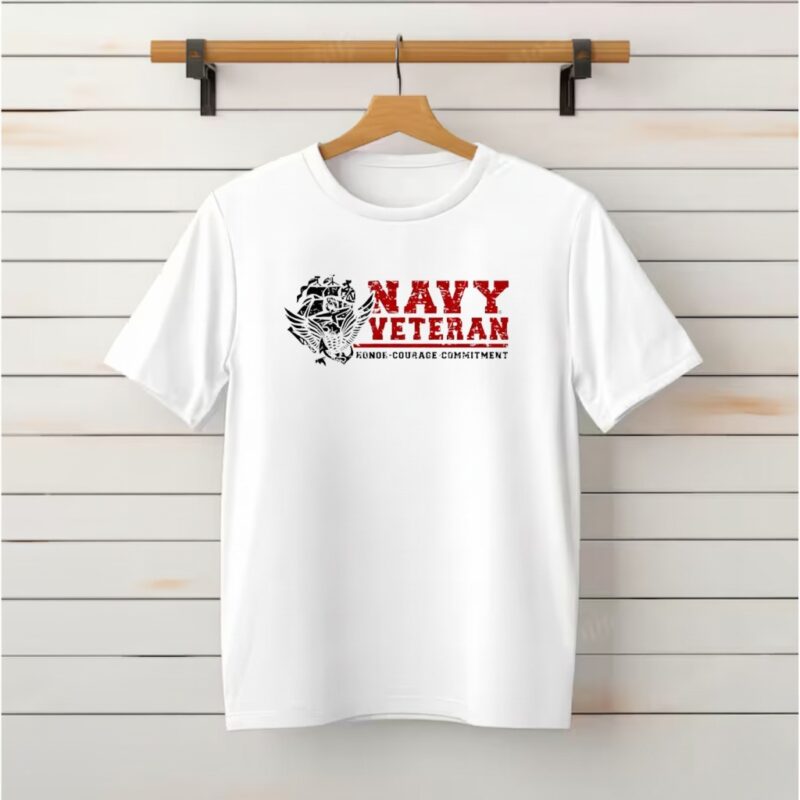 Navy Veteran honor courage commitment eagle wings spread_Classic T-Shirt