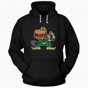 Notre Dame Fighting Irish Beefs burger mascot Hoodie