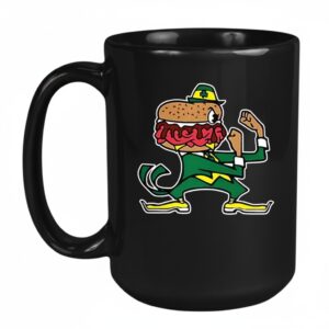 Notre Dame Fighting Irish Beefs burger mascot Mug