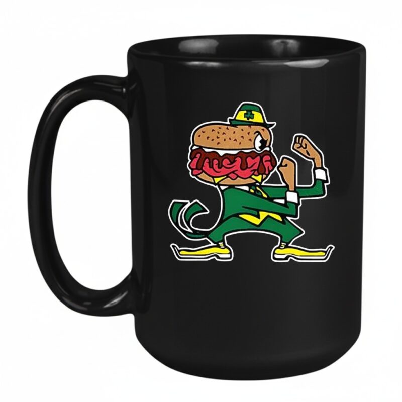 Notre Dame Fighting Irish Beefs burger mascot Mug