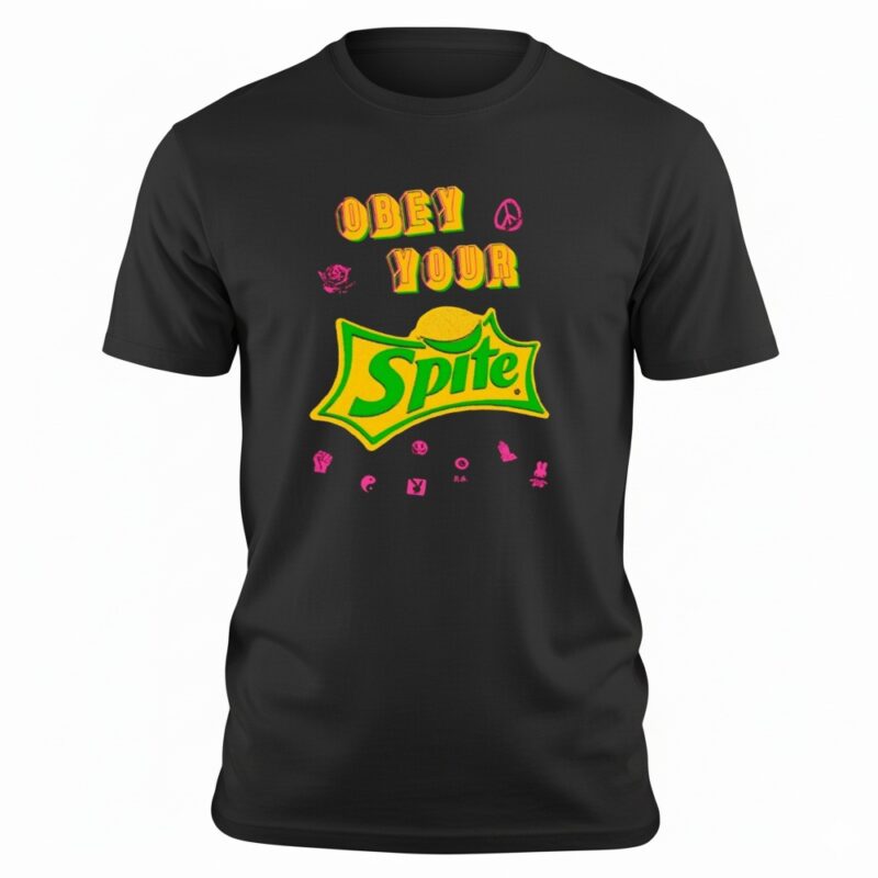 Obey your sprite logo shirt