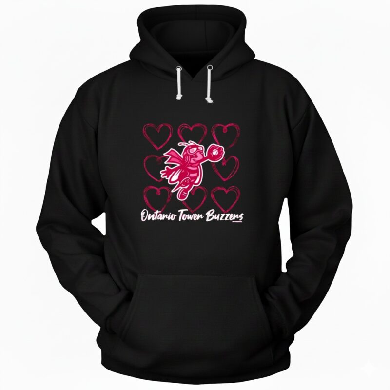Ontario Tower Buzzers Bee Heart Hoodie