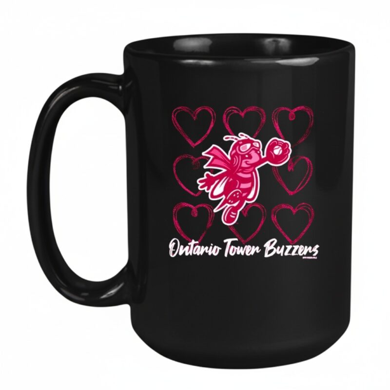 Ontario Tower Buzzers Bee Heart Mug