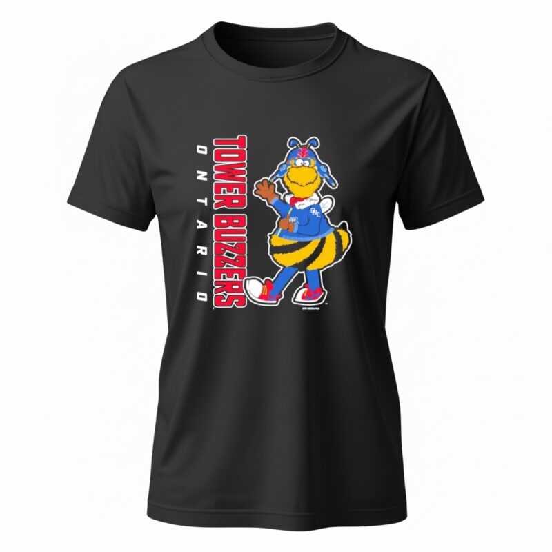 Ontario Tower Buzzers Mascot Ladies T-Shirt