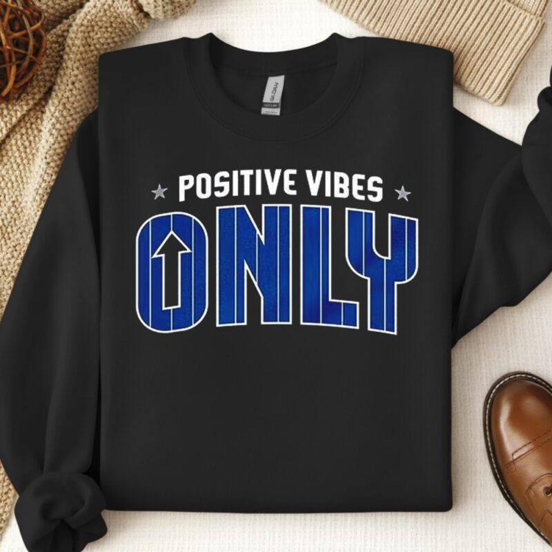 Orlando Magic positive vibes only_Crewneck Sweatshirt