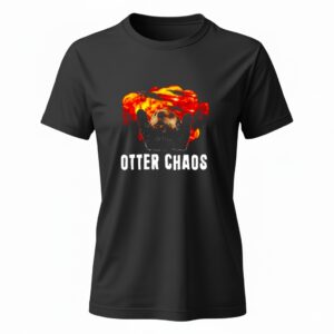 Otter Chaos explosion Ladies T-Shirt