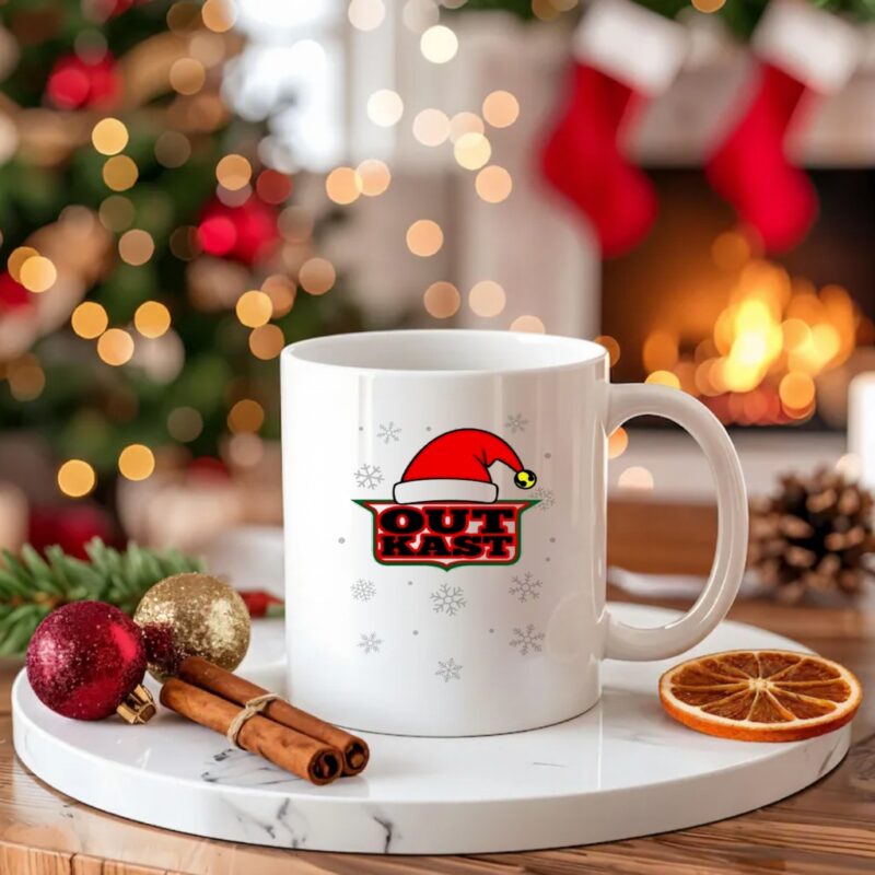 Outkast Santa Hat Christmas Logo_Ceramic Mug