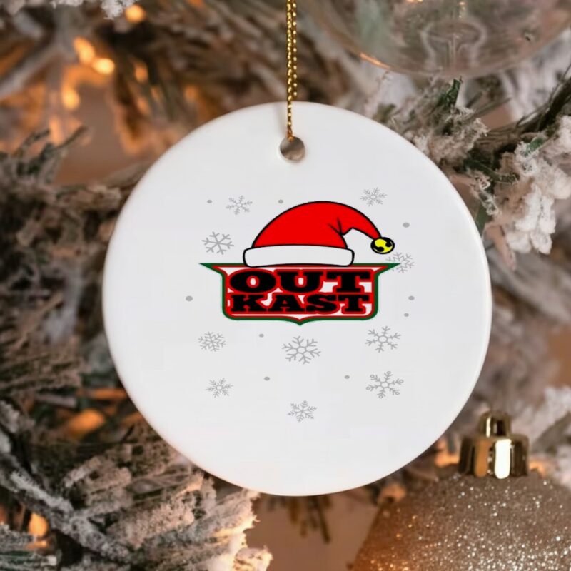 Outkast Santa Hat Christmas Logo_Ornaments