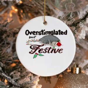 Overstimulated but Festive opossum Christmas_Ornaments