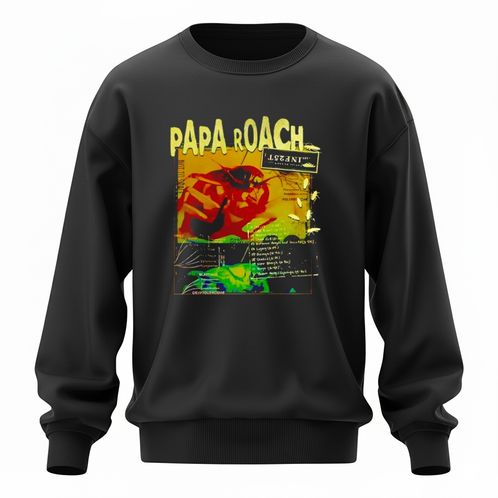 Papa Roach Inf25t Scraps Sweatshirt Papa Roach Inf25t Scraps Sweatshirt