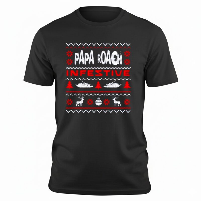 Papa Roach Infestive Holiday Christmas Shirt Papa Roach Infestive Holiday Christmas Shirt