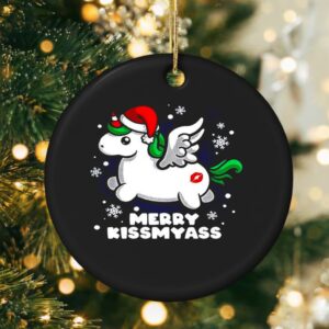Pegasus Santa hat Merry Kissmyass_Ornaments