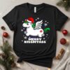 Pegasus Santa hat Merry Kissmyass_T-Shirt