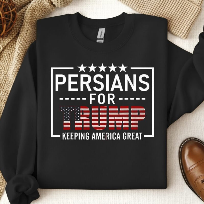 Persians for Trump keeping america great_Crewneck Sweatshirt