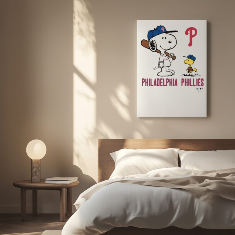 Philadelphia Phillies Peanuts Snoopy_Canvas
