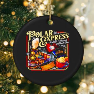 Polar Express All Aboard Admit One Christmas_Ornaments