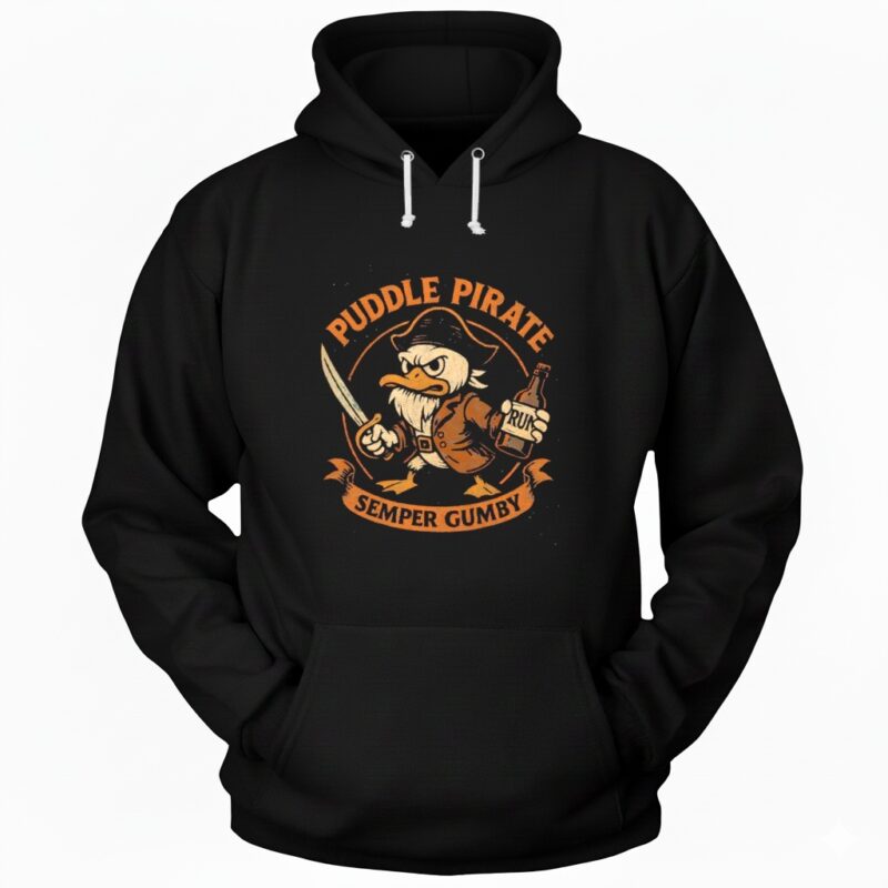Puddle Pirate Semper Gumby Duck Hoodie