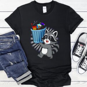 Raccoon with Trash graphic_T-Shirt