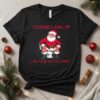 Santa Claus Poops cookies only lactose intolerant_T-Shirt