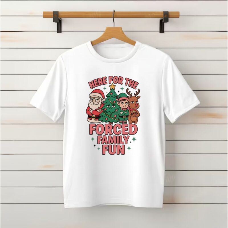 Santa Claus here for the forced family fun Christmas_Classic T-Shirt